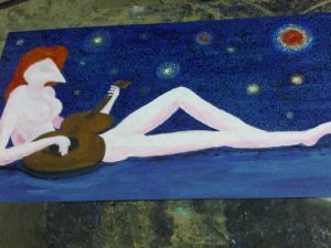 reclining goddess finished view